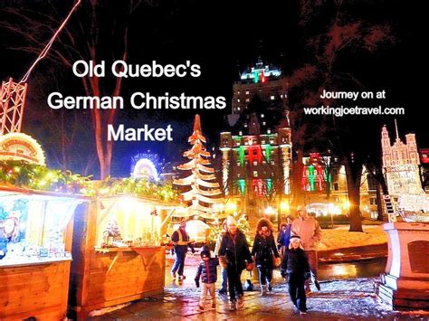 German Christmas Market Stalls in Quebec