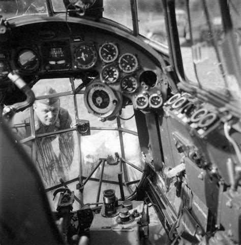 German WW2 Bomber Cockpit