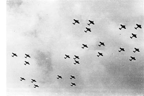 German WW2 Bomber Formation