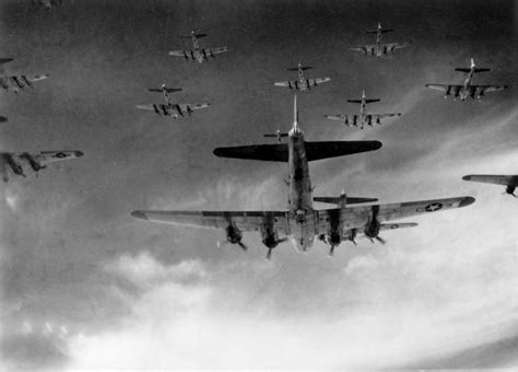 German WW2 Bomber Formation