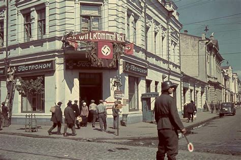 German soldiers in occupied Ukraine