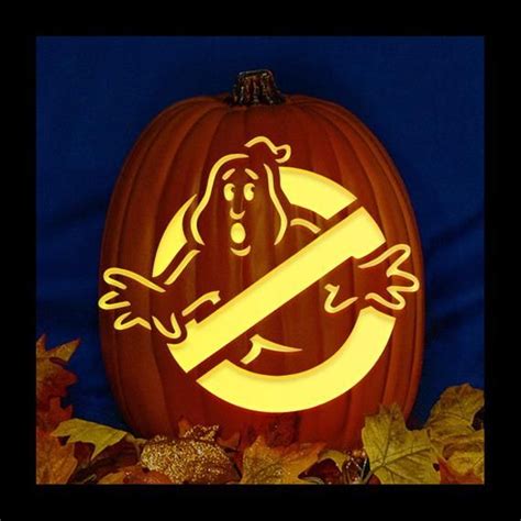 Ghostbuster Logo Pumpkin Carving