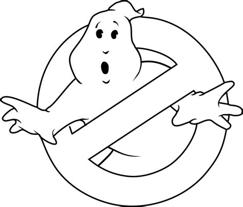 Ghostbusters Logo Coloring Pages