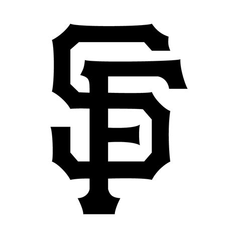 Giants logo black and white