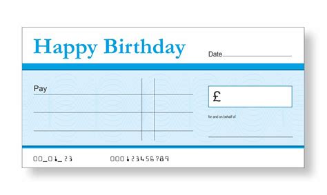 Gift Cheque Template