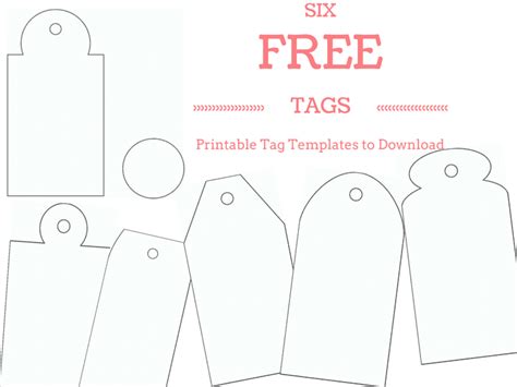 Holiday Gift Tag Template