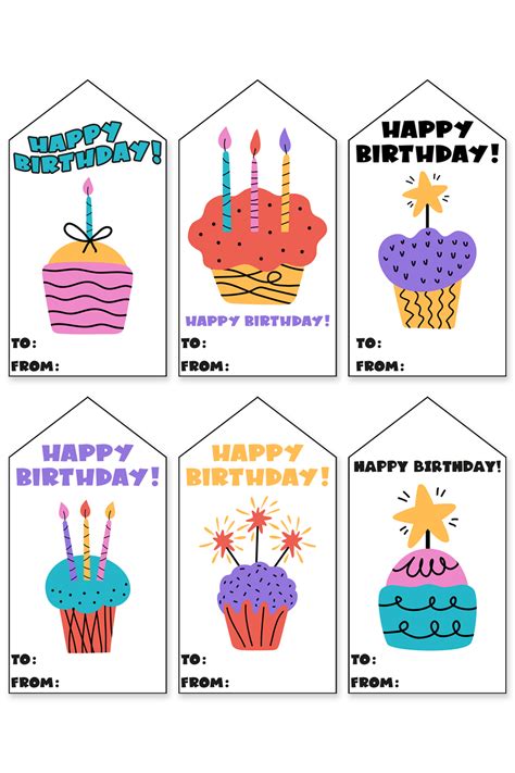 Gift Tag Templates for Kids