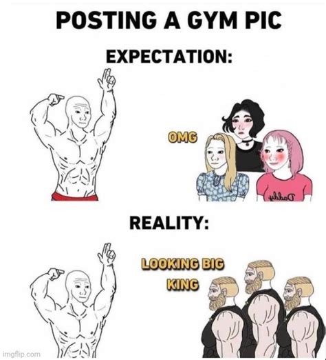 Giga Chad gym meme