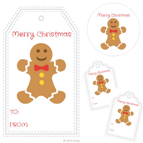 Gingerbread Man Tag