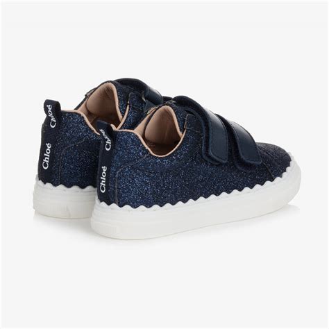 Girls Navy Blue Sneakers