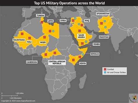 Global Military Operations Map