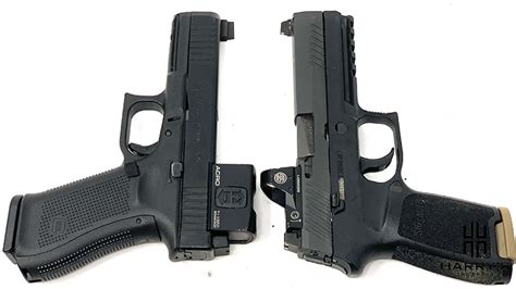 Glock 17 and Sig P320 Frame Material