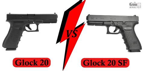 Glock 20 vs Glock 19