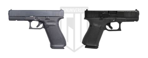 Glock 21 and Glock 19 Comparison