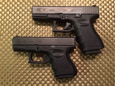 Glock 25 Vs Glock 19 Comparison