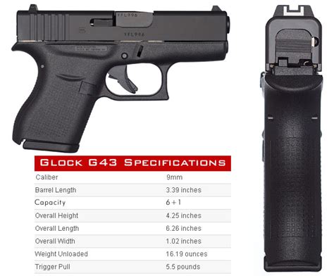 Glock 43 Specifications