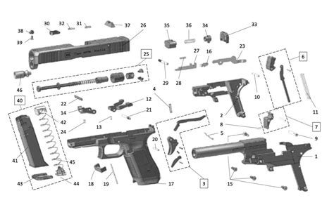 Glock pistol components