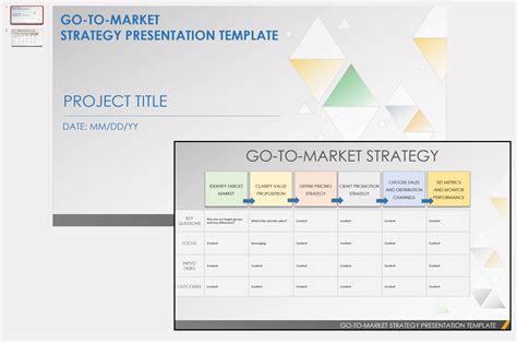 Go-to-Market Template Excel