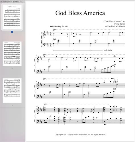 Understanding God Bless America Sheet Music