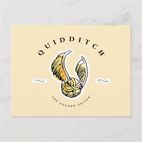 Golden Snitch Invitation