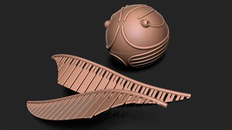 Golden Snitch Wing 3D Print