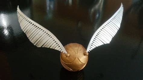 Golden Snitch Wing Paper Mache