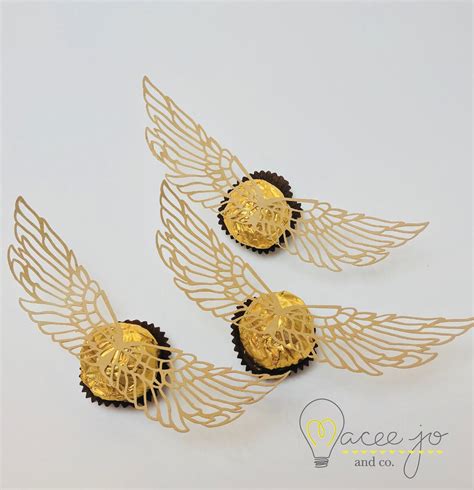 Golden Snitch Wings Printable Gifts