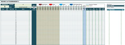 Golf Handicap Tracker Excel Template