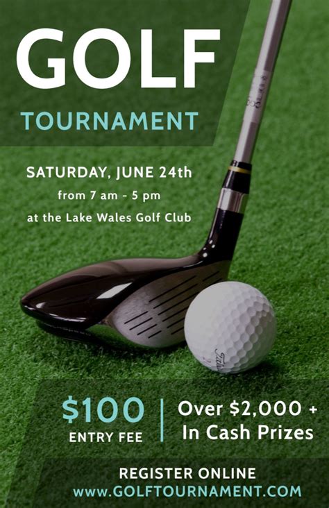 Golf Outing Flyer Template Example 3