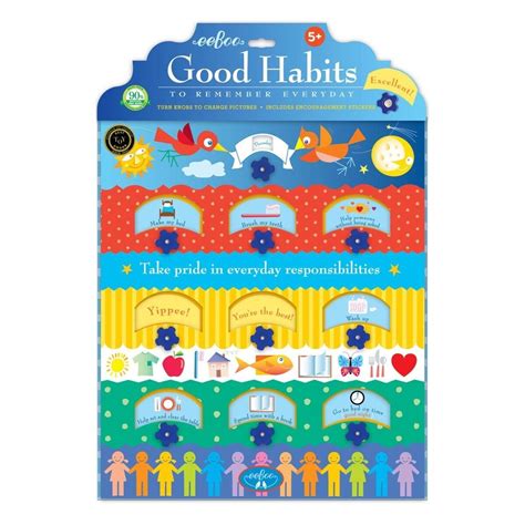 A good habits sticker chart