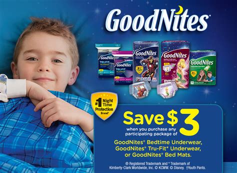 Goodnites Coupon Benefits