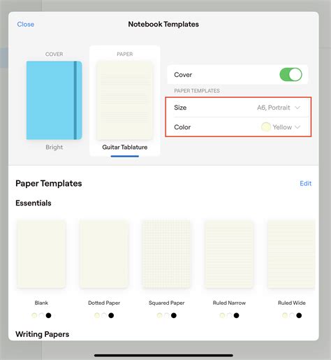 Goodnotes Template Customization