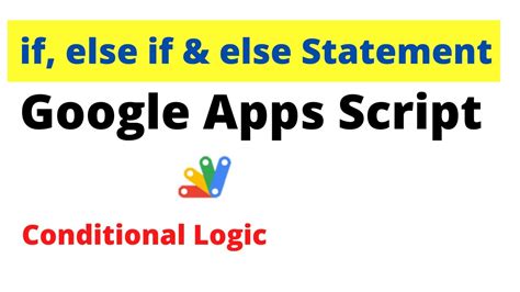 Google Apps Script If Statement