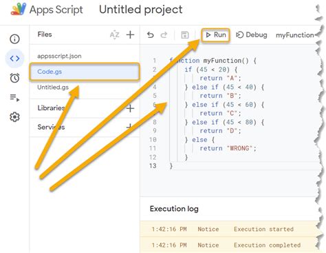 Google Apps Script Return Statement