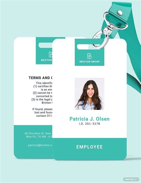 Google Docs Detective ID Card Template