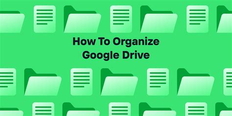 Google Drive File Organization