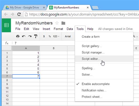 Google Sheet Script Usage Tips