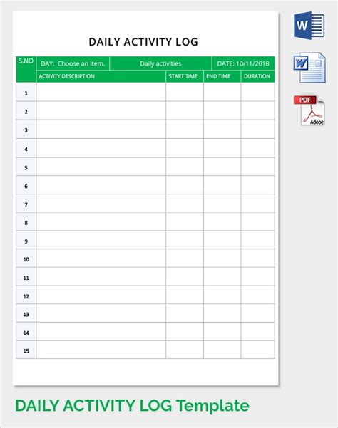 Google Sheets Activity Log