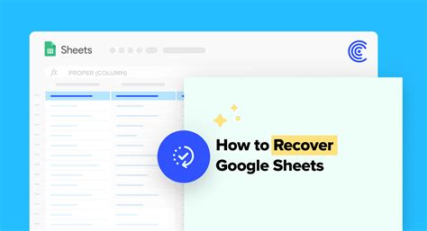 Google Sheets Data Recovery