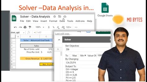 Google Sheets Solver Functionality