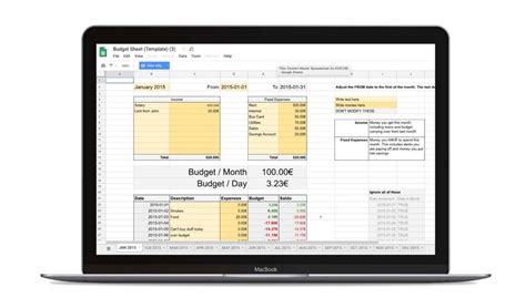 Google Sheets Templates and Examples