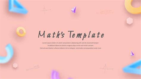 Google Slides Templates for Math