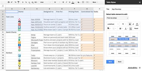 Google Spreadsheet Add-ons