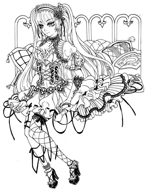 Gothic Coloring Pages Image