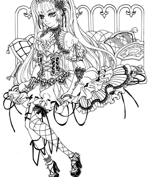 Gothic Coloring Pages Gallery Image 2