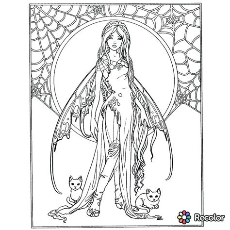 Gothic Coloring Pages Gallery Image 4