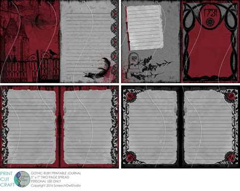 Gothic Journal Covers