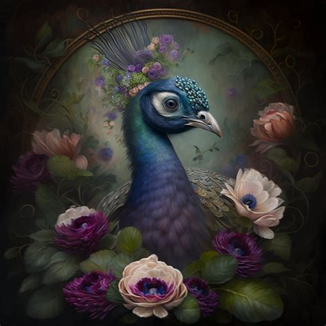 Gothic Peacock Image