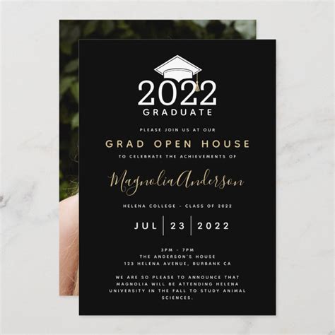 Graduation Open House Invitation Template 9