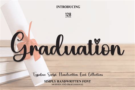 Graduation Template Fonts and Text Styles